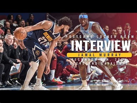 Jamal Murray Postgame Locker Room Interview vs. Cavaliers